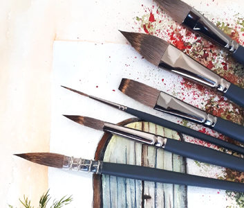 Alf Bjercke Casin akvarellpensel